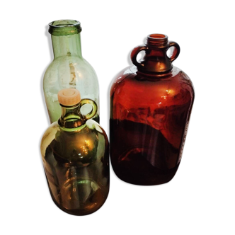 Lot bonbonnes bouteilles