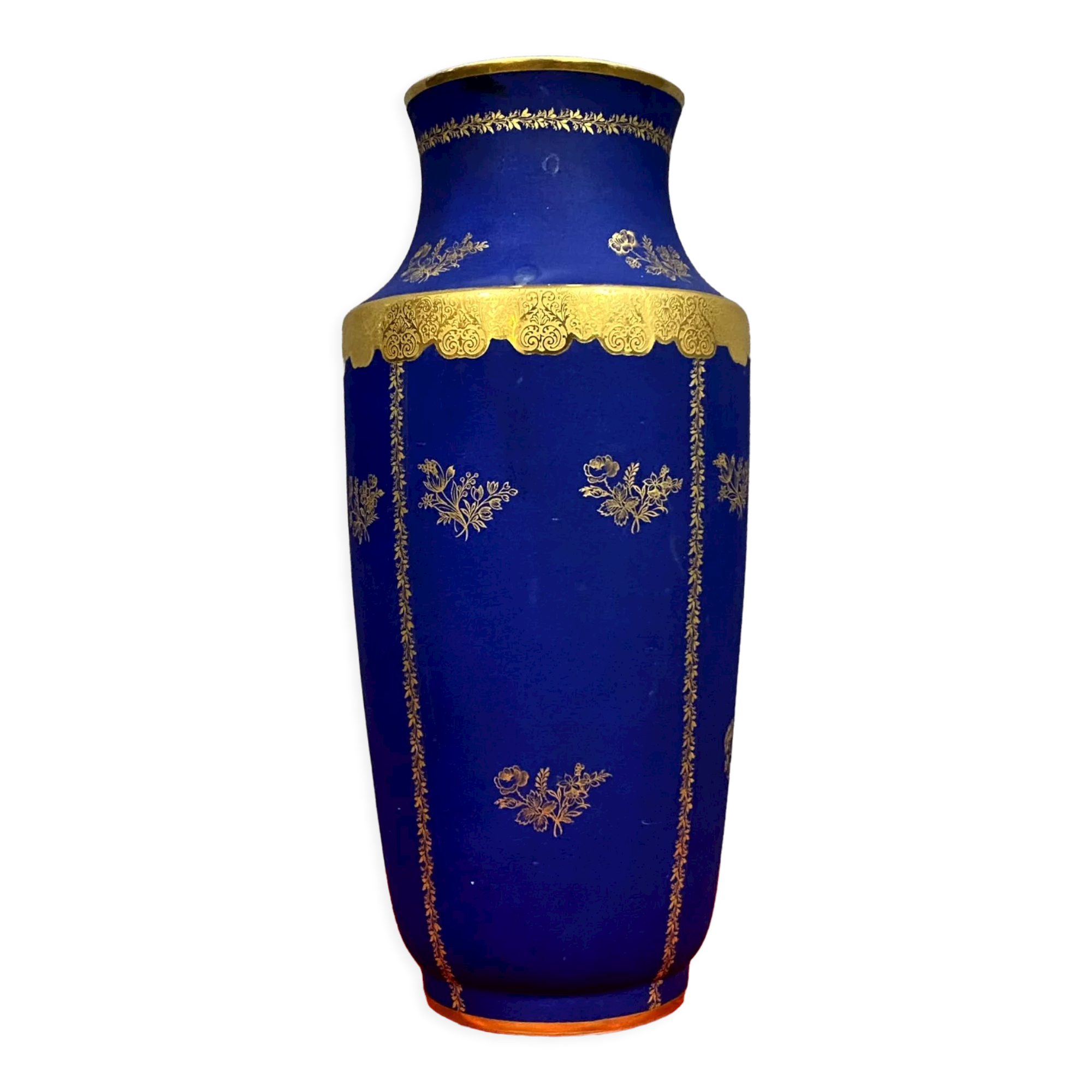Vase Napoleon III style, Limoges around 1900