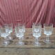 7 Arques crystal wine glasses