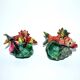 Set of 3 vintage fish bags kitsch vallauris