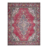 Tapis d'aire surdimensionné en laine et coton persan fait main vintage des années 1970 282x360