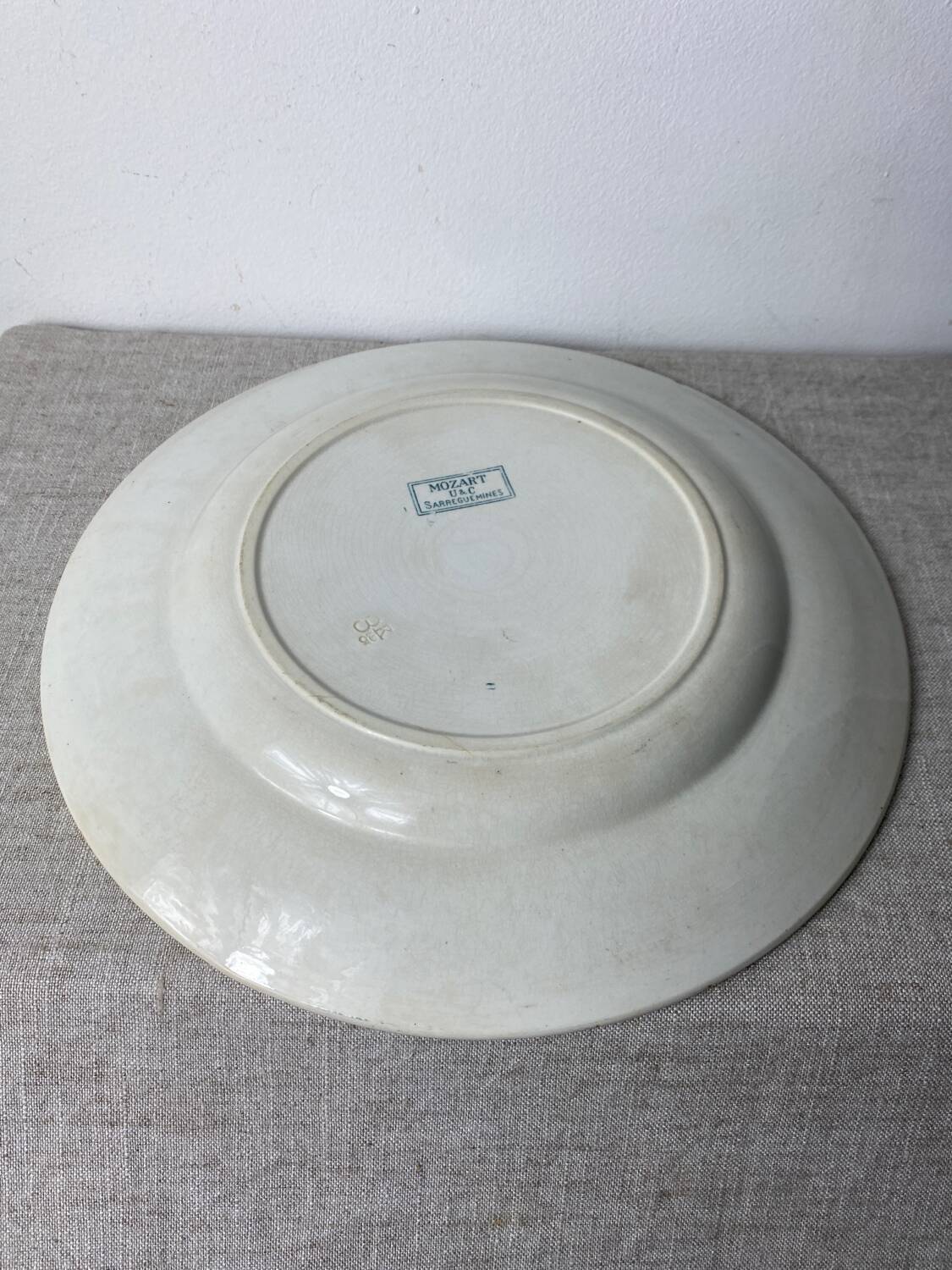 Mozart Sarreguemines ironstone dish