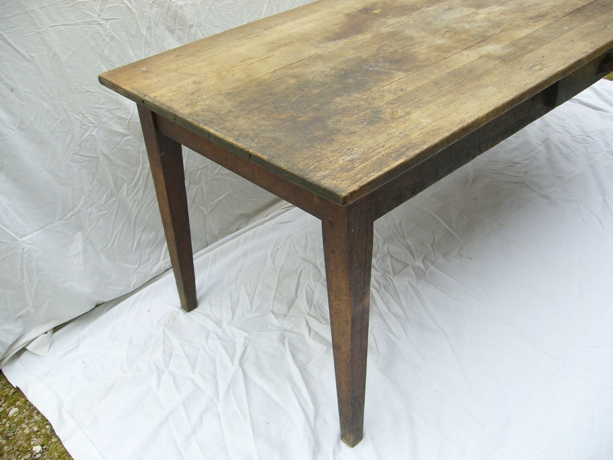 old farm table
