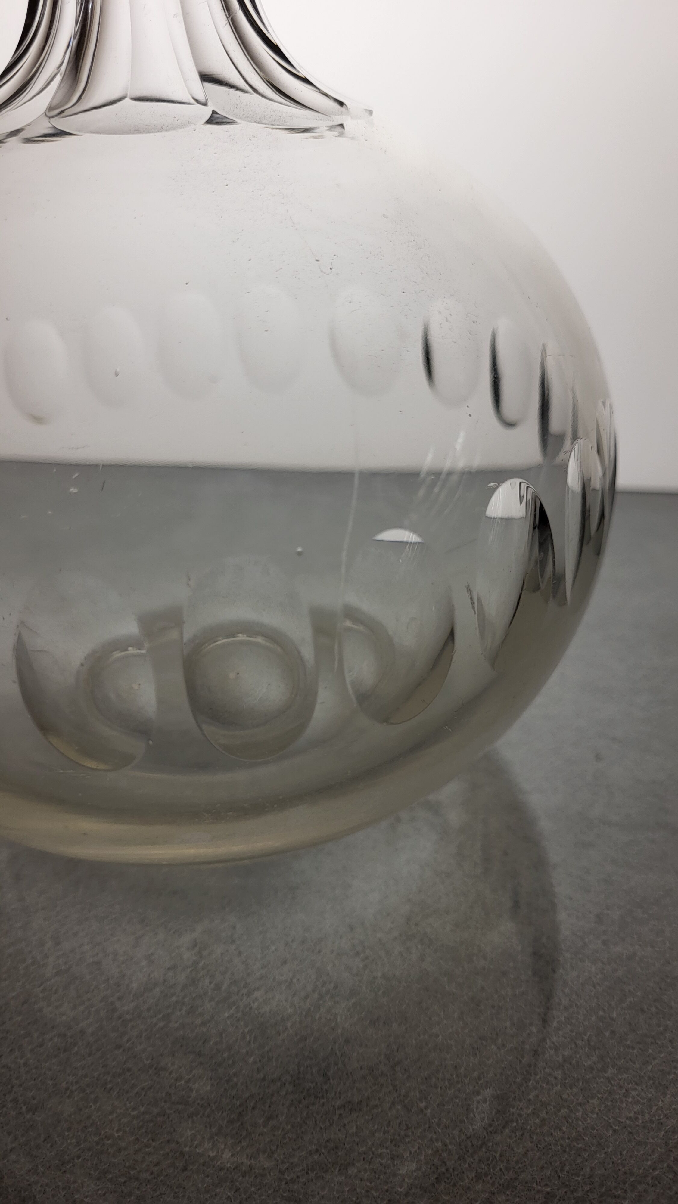 Crystal decanter Hadeland Glassverk Edvard Norway
