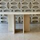 Ligne Roset travertine vintage dining table