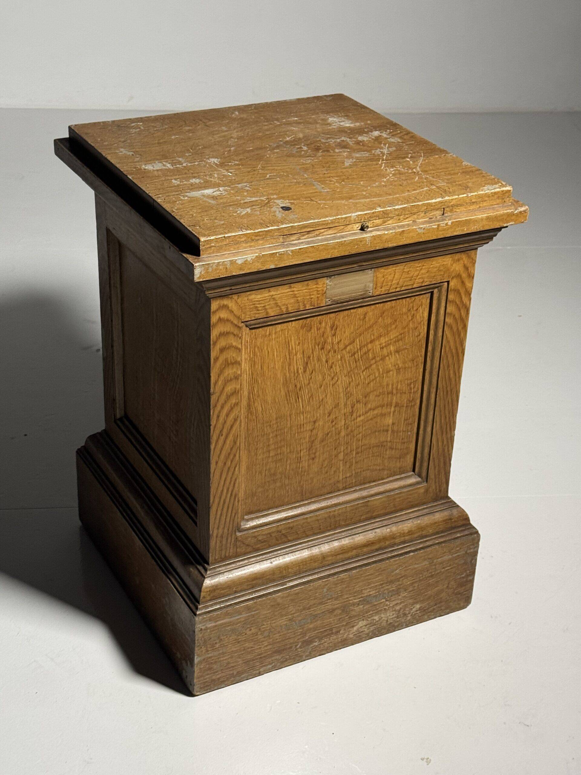 Classic wooden pedestal 20th century