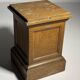 Classic wooden pedestal 20th century