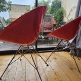Starck Eros armchairs red