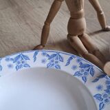 Set of 6 Dux blue soup plates Boch 1960