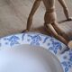 Set 6 assiettes creuses Dux bleues Boch 1960