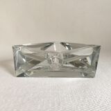 Art Deco glass ashtray in the shape of a prism