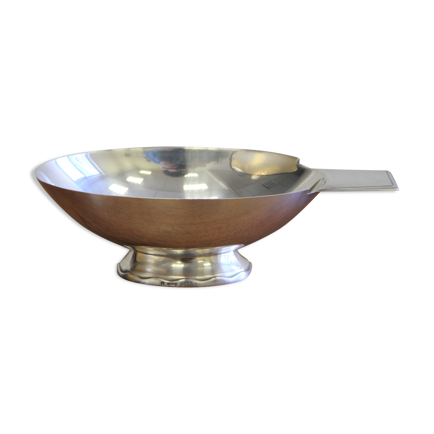 Silver metal pocket vacuum by Christian Fjerdingstad for Gallia