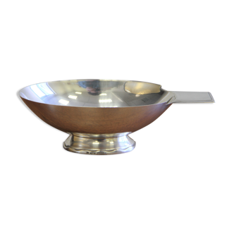 Silver metal pocket vacuum by Christian Fjerdingstad for Gallia