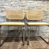 Set of 2 Cesca B32 chairs by Marcel Breuer