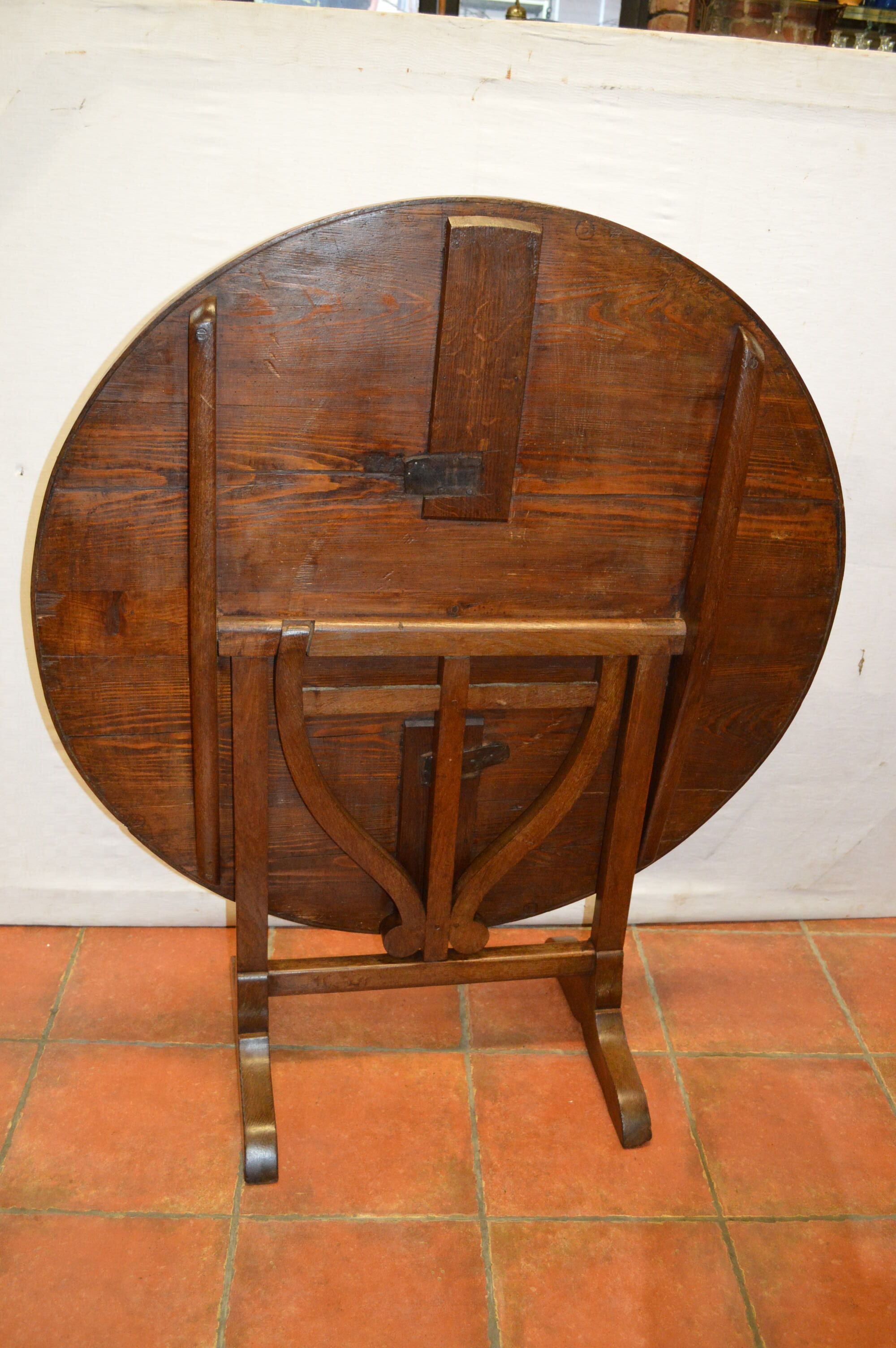 Table champenoise en chêne et sapin