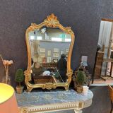 Miroir en bois doré