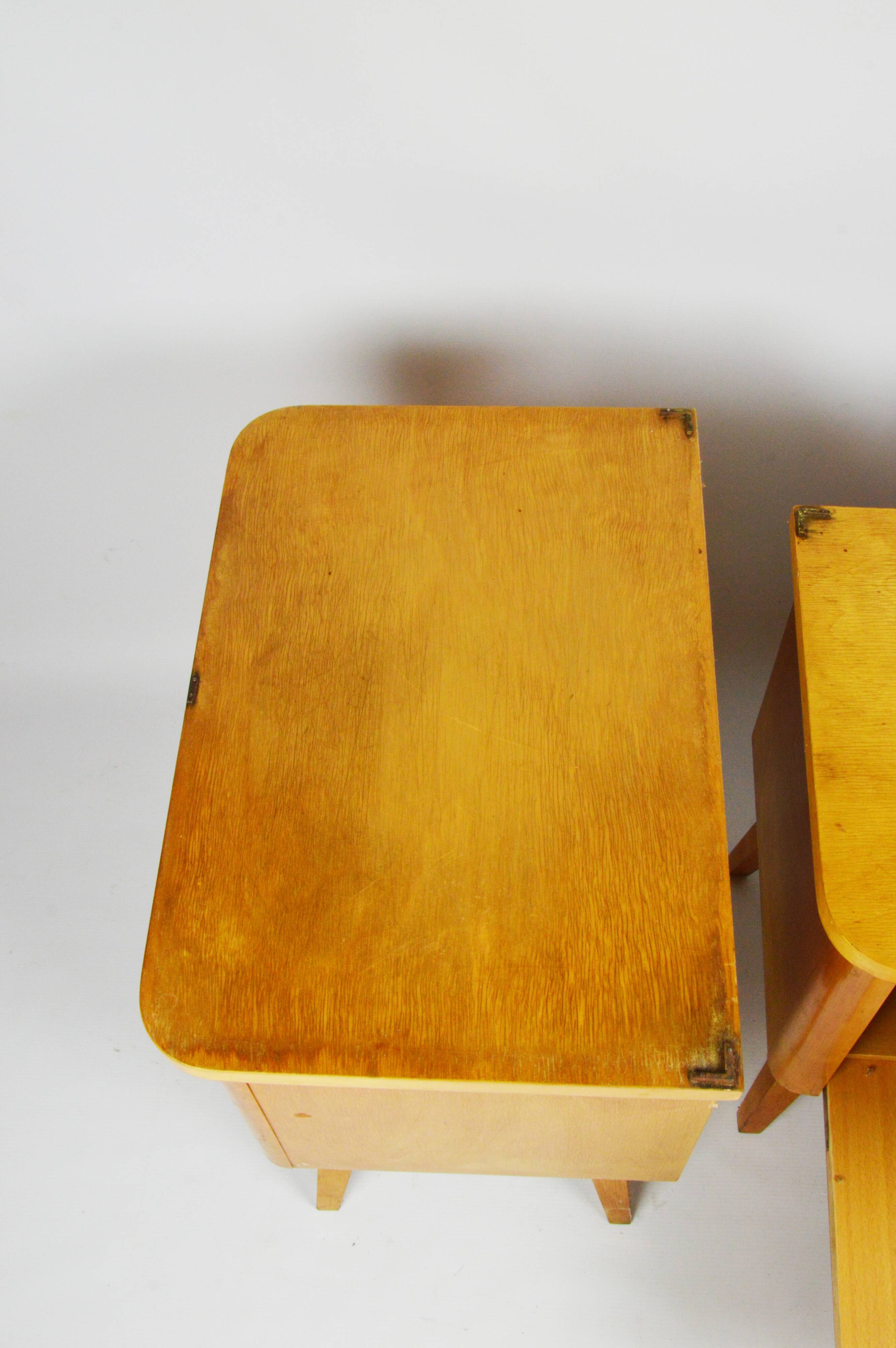 Pair of bedside tables, 1970s