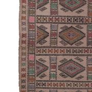 Kilim turc vintage tissé main 161x226 cm