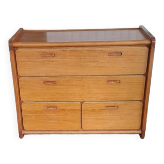 Vintage Gautier Pin chest of drawers