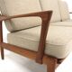 Scandinavian sofa "Kuba", Bertil Fridhagen, Bröderna Andersson, Sweden, 1960