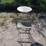 Bistro chair and table