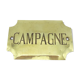 Plaque de porte en laiton