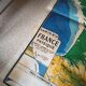 Physical map of France Kaeppeln