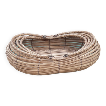 Original et grand panier tressé