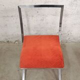 Lot de 6 chaises pliables par Mercello Cuneo pour Mobel Italia, 1970