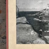 Black and white Brittany lighthouse photographic print