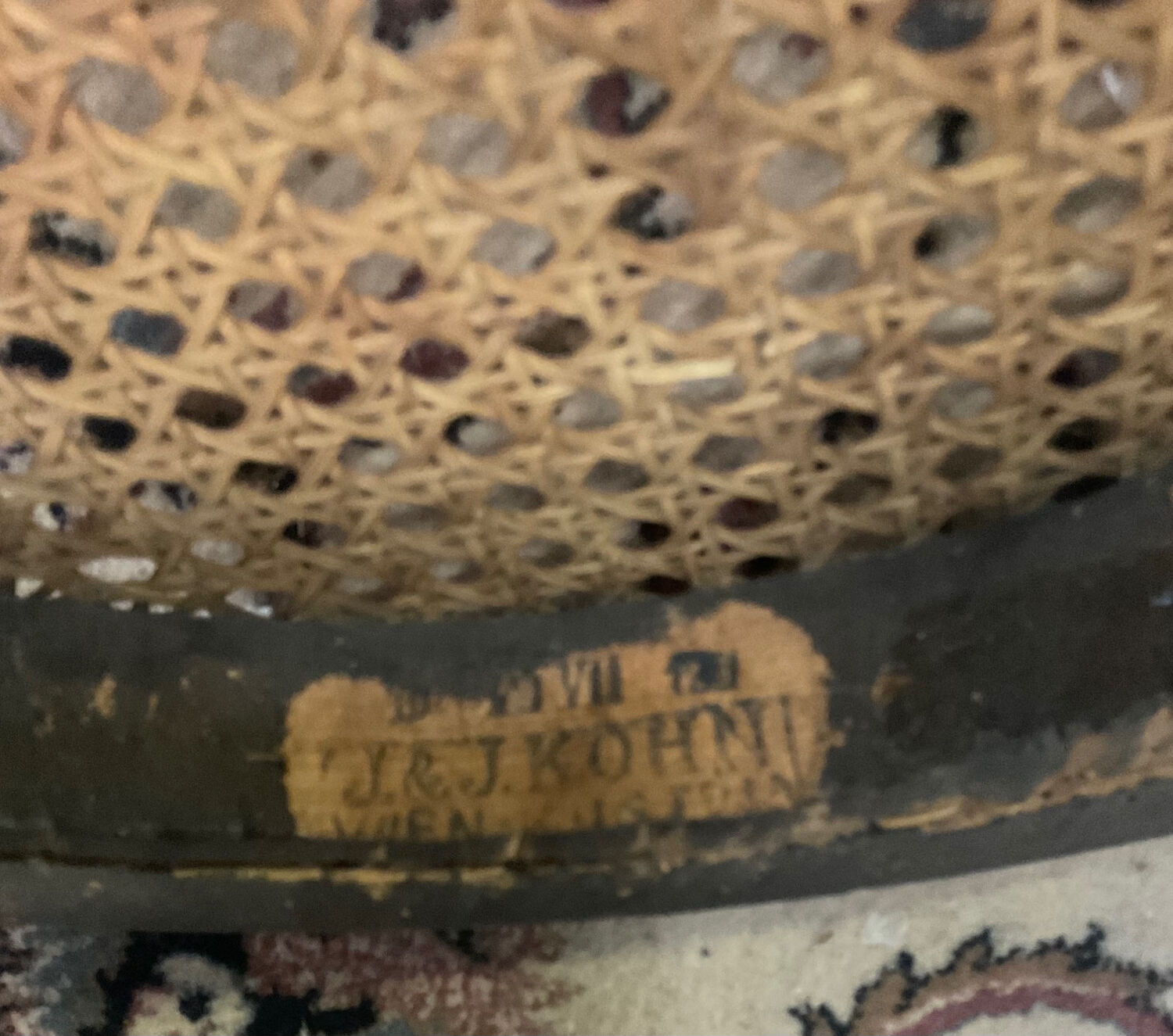 Pair of bistro chairs J&J Kohn early twentieth century