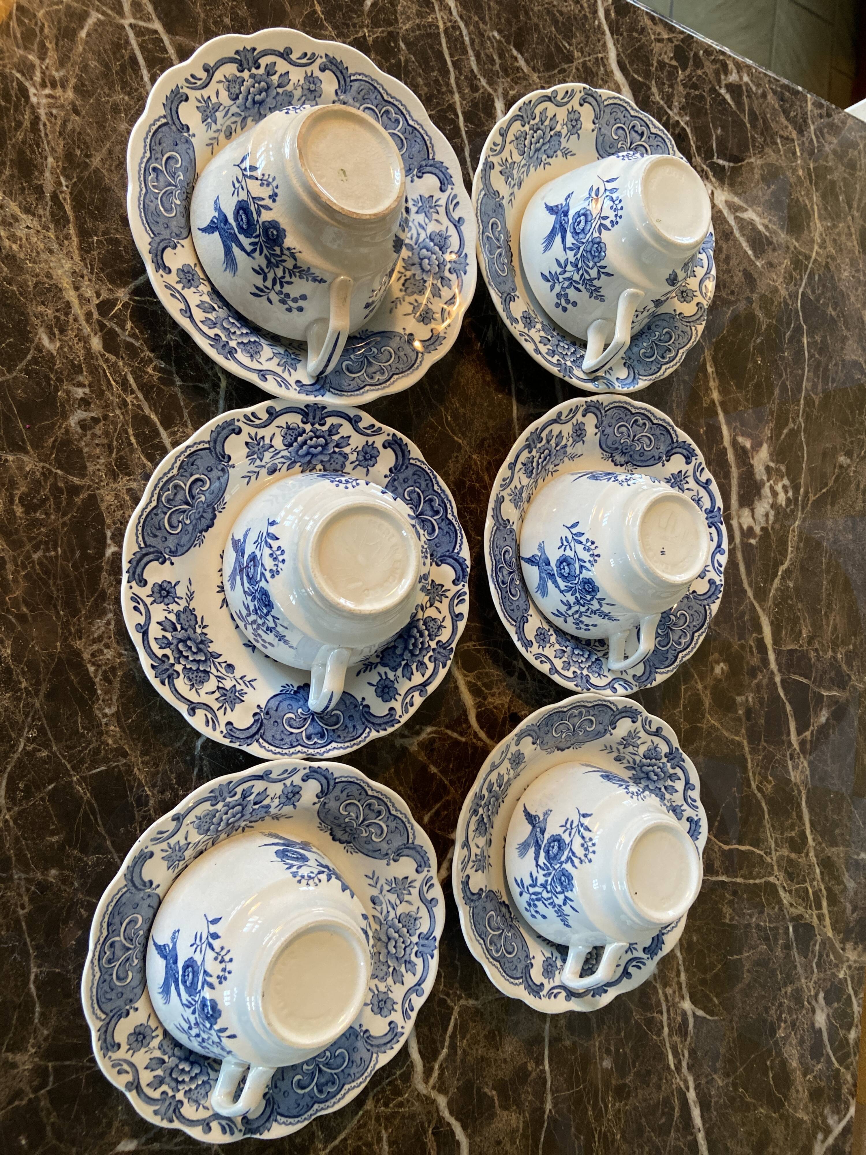 Ridgway english porcelain cups