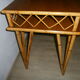 Rattan and wood desk
