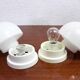 Pair of vintage wall or ceiling lights