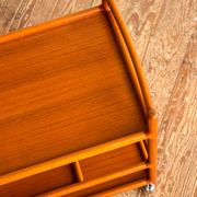 Service trolley and bar Johannes Andersen Silkeborg Denmark Teak
