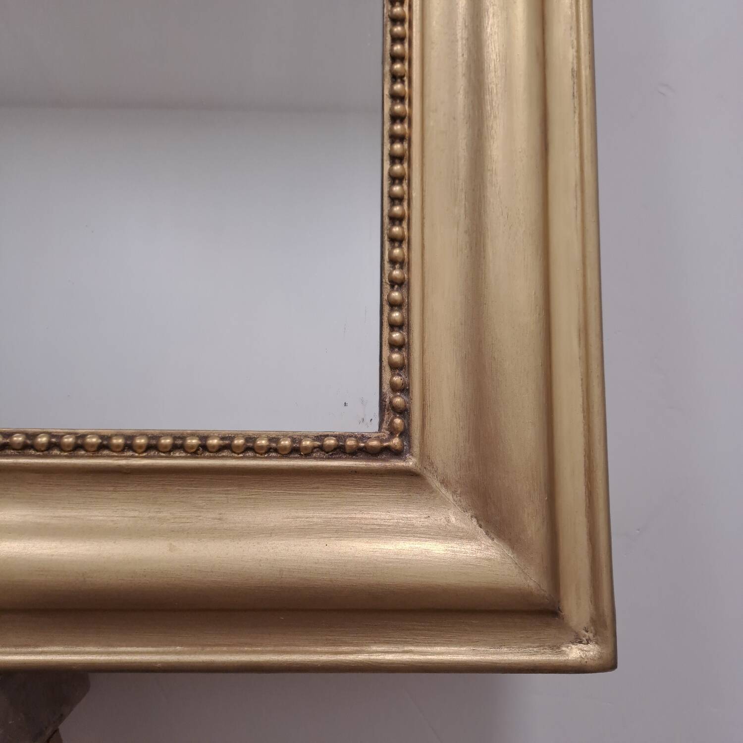 Louis Philippe mirror 105 x 77 cm old gilded