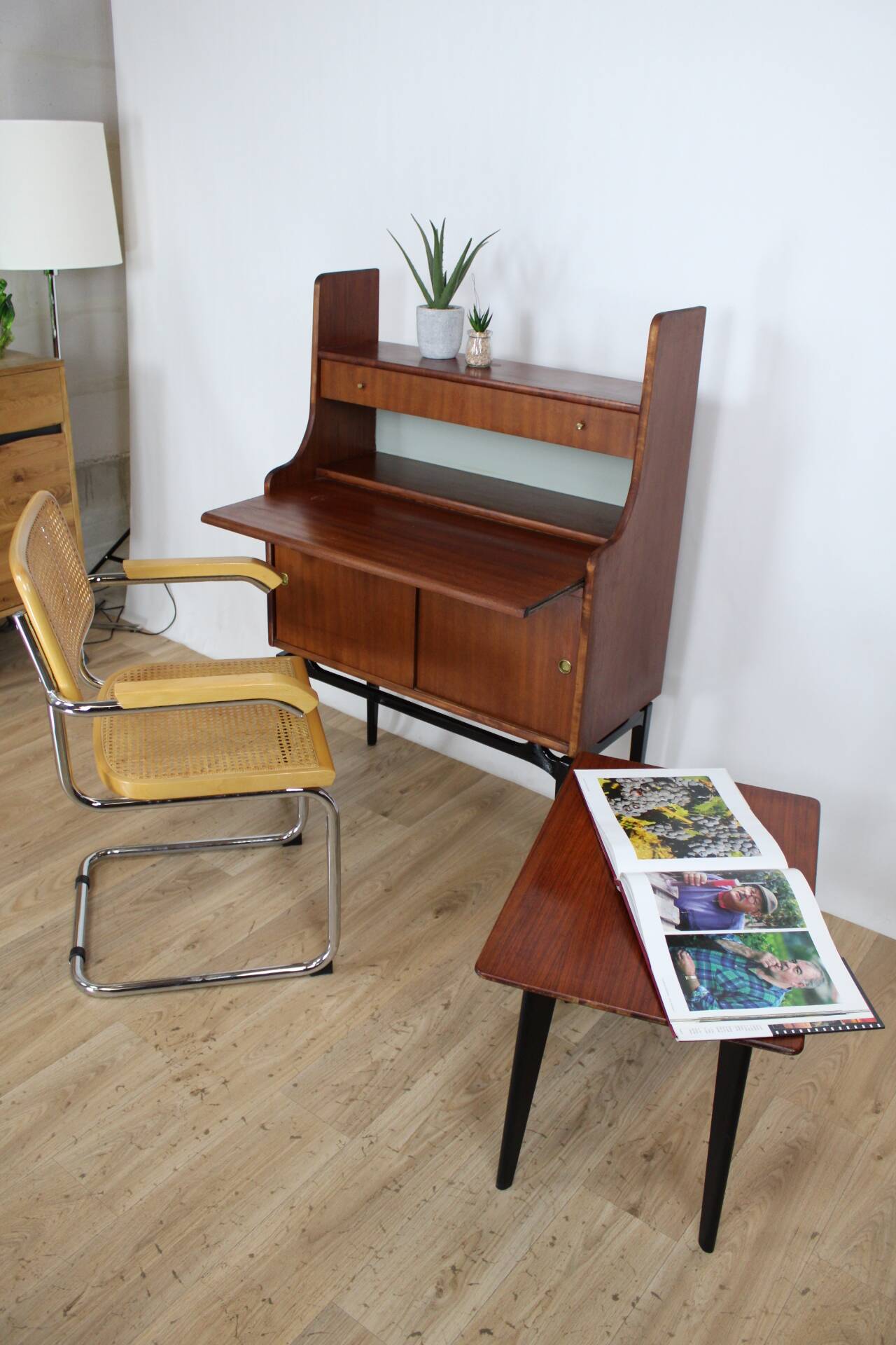 Bureau secretaire teck vintage 1960 danemark