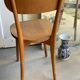 Paire de chaises en bois brut