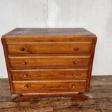 Commode style art deco 1950 1960 poignées rose laiton