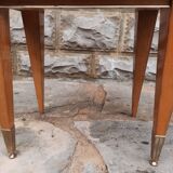 Bedside table in veneer varnished wood