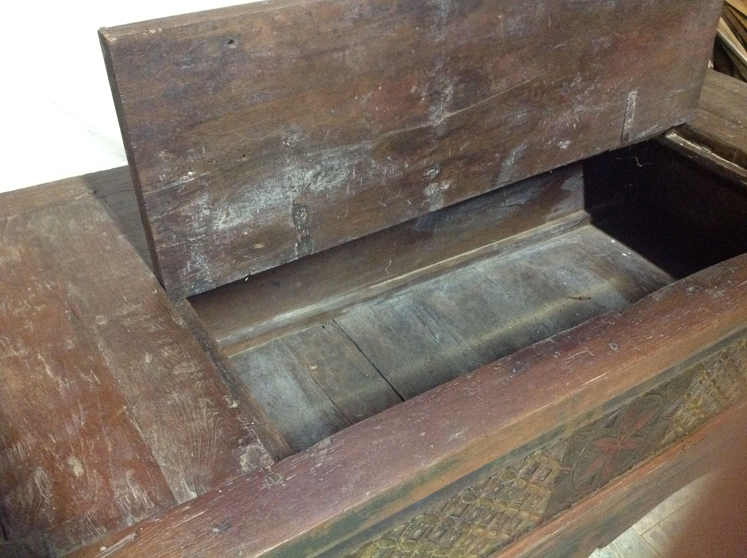 Very rare teak chest