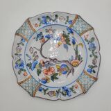 Old earthenware plate from Saint-Clément