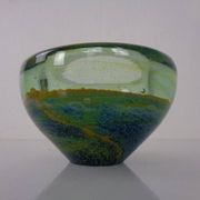 Maltese glass ashtray from Mdina, 1960s