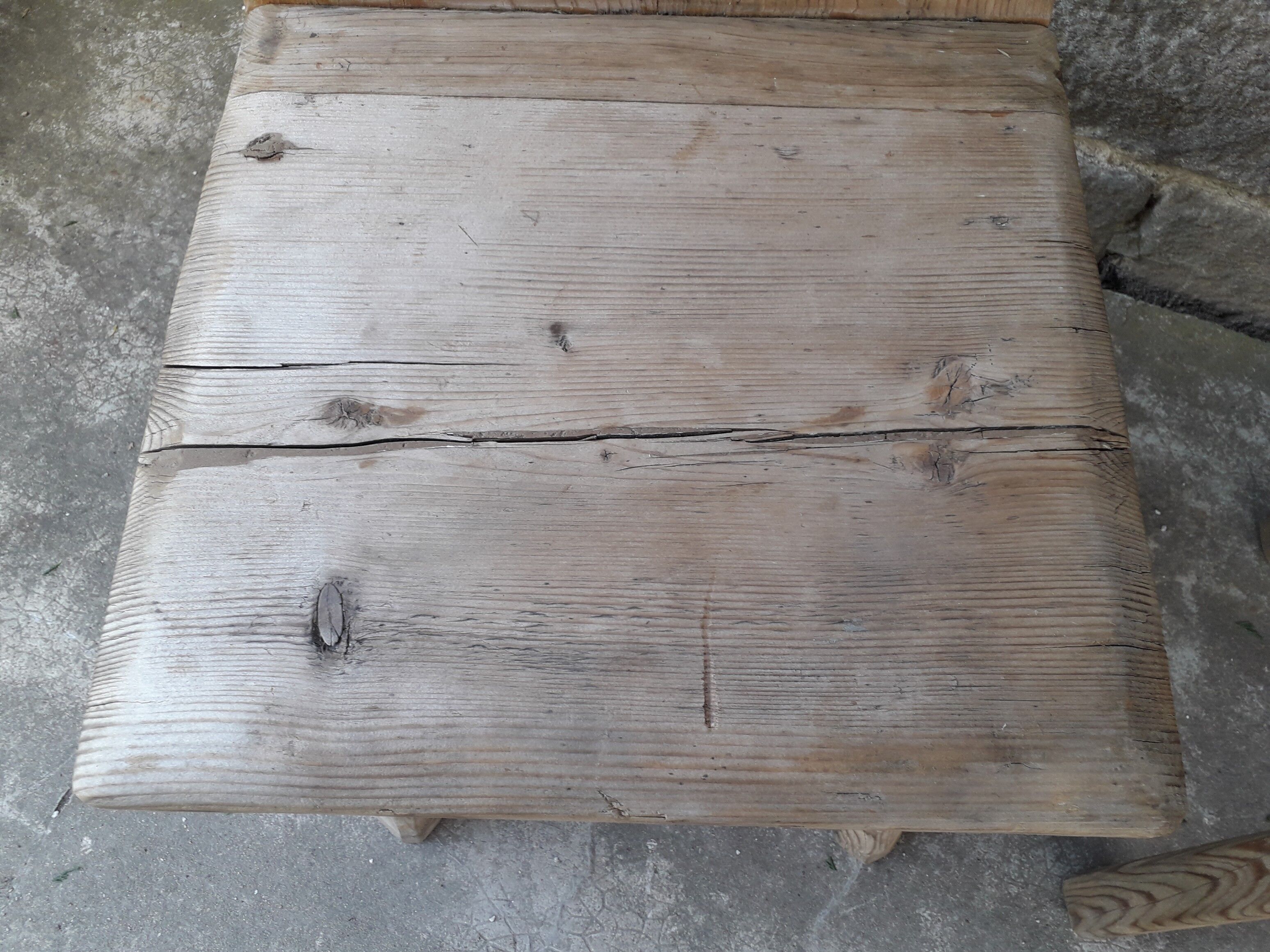 Pair of brutalist chairs