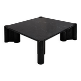 Gae Aulenti for Knoll Made of Black Marble Italian Square Coffee Table "Jumbo"