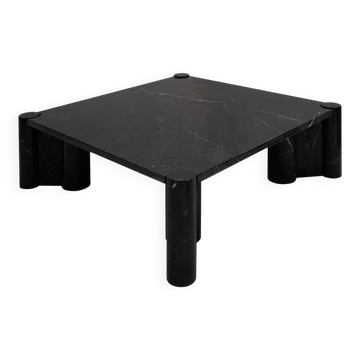 Gae Aulenti for Knoll Made of Black Marble Italian Square Coffee Table "Jumbo"