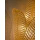 Gold “Graniglia” Leaf Murano Glass Wall Sconces in Venetian Style - a Pair
