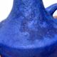 Vases minimalistes allemands bleu cobalt du milieu du siècle de Hartwig Heyne Pottery, années 1960, ensemble de 3