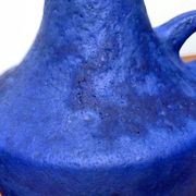 Mid-century German minimalist cobalt blue vases by Hartwig Heyne Pottery, 1960s, set of 3.
