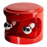 Perdomello 70 Orange Ceramic Table Lamp, 1970s